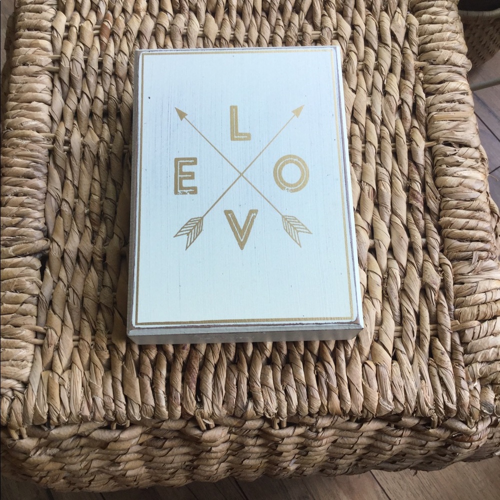 “Love” Wooden Sign